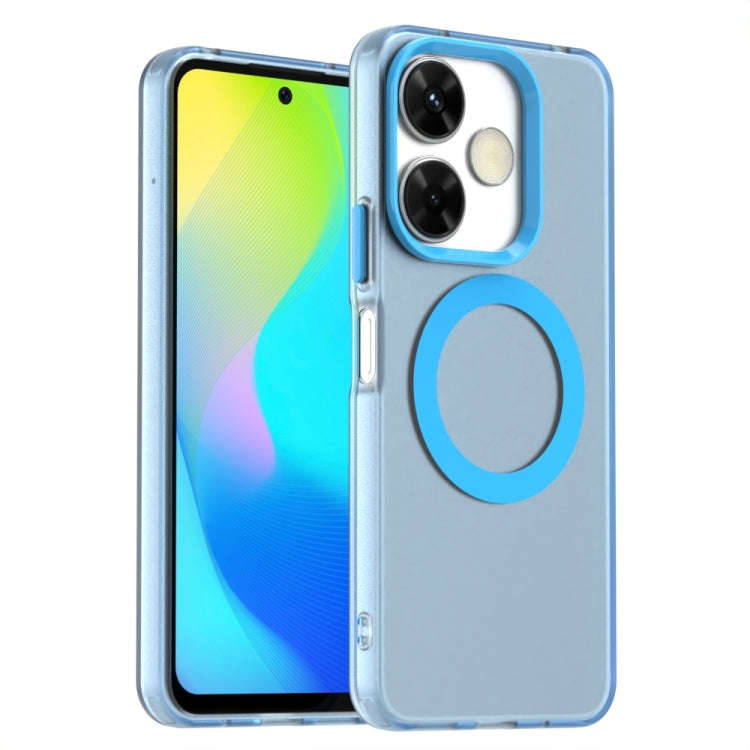 Candy Magsafe PC Hybrid TPU Phone Case, For Xiaomi Poco M6 4G, For Xiaomi Poco M6 Plus, For Xiaom...