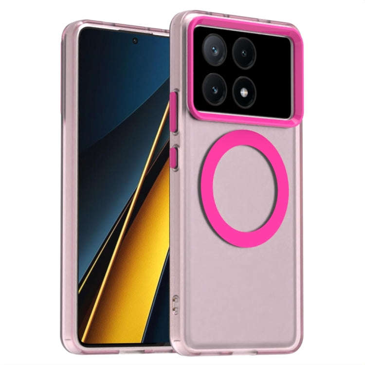 Candy Magsafe PC Hybrid TPU Phone Case, For Xiaomi Poco C61, For Xiaomi Poco M6 Pro 4G, For Xiaom...