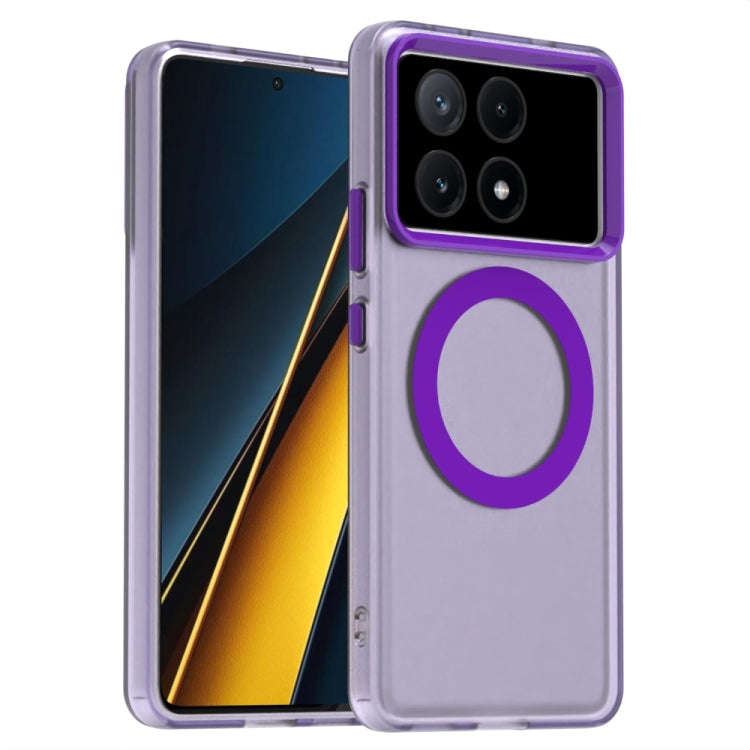 Candy Magsafe PC Hybrid TPU Phone Case, For Xiaomi Poco C61, For Xiaomi Poco M6 Pro 4G, For Xiaom...