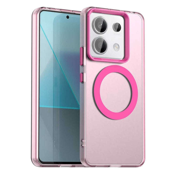 Candy Magsafe PC Hybrid TPU Phone Case, For Xiaomi Poco C61, For Xiaomi Poco M6 Pro 4G, For Xiaom...
