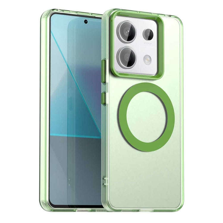 Candy Magsafe PC Hybrid TPU Phone Case, For Xiaomi Poco C61, For Xiaomi Poco M6 Pro 4G, For Xiaom...