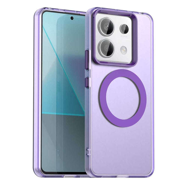 Candy Magsafe PC Hybrid TPU Phone Case, For Xiaomi Poco C61, For Xiaomi Poco M6 Pro 4G, For Xiaom...