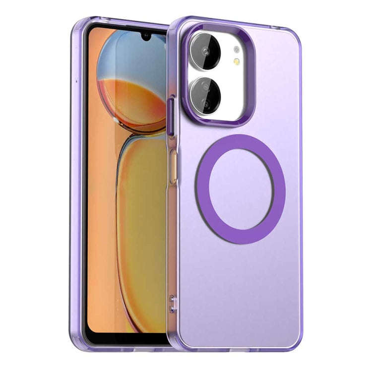 Candy Magsafe PC Hybrid TPU Phone Case, For Xiaomi Poco C61, For Xiaomi Poco M6 Pro 4G, For Xiaom...