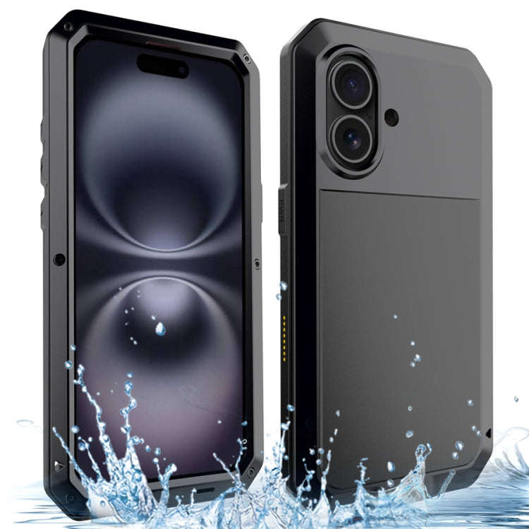 Shockproof IP54 Life Waterproof Phone Case, For iPhone 17e / 16e, For iPhone 16 Pro Max, For iPho...