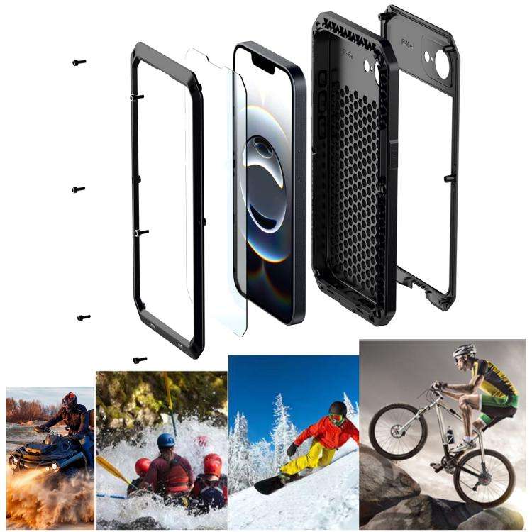 Shockproof IP54 Life Waterproof Phone Case, For iPhone 17e / 16e, For iPhone 16 Pro Max, For iPho...