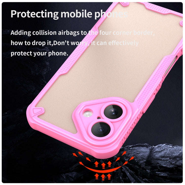 Armor Glaze PC Hybrid TPU Phone Case, For iPhone 16 Plus, For iPhone 16, For iPhone 15 Pro Max, F...