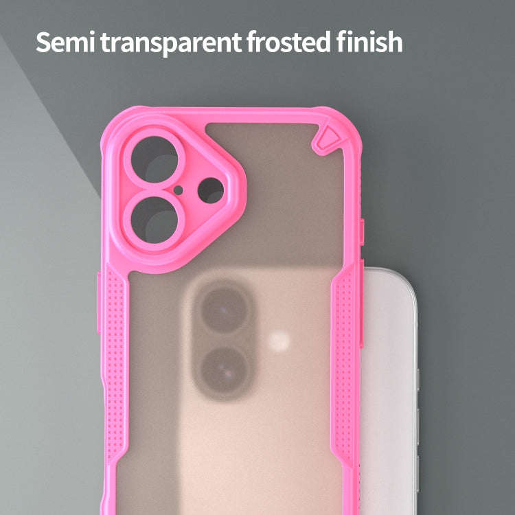 Armor Glaze PC Hybrid TPU Phone Case, For iPhone 16 Plus, For iPhone 16, For iPhone 15 Pro Max, F...
