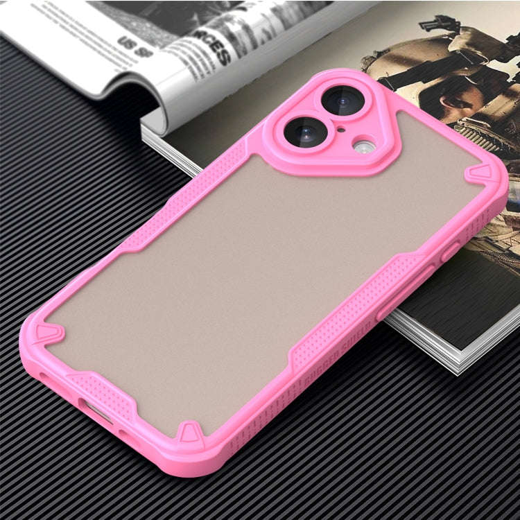 Armor Glaze PC Hybrid TPU Phone Case, For iPhone 16 Plus, For iPhone 16, For iPhone 15 Pro Max, F...