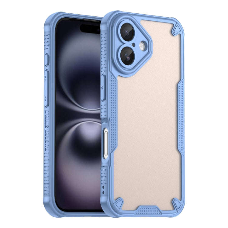 Armor Glaze PC Hybrid TPU Phone Case, For iPhone 16 Plus, For iPhone 16, For iPhone 15 Pro Max, F...