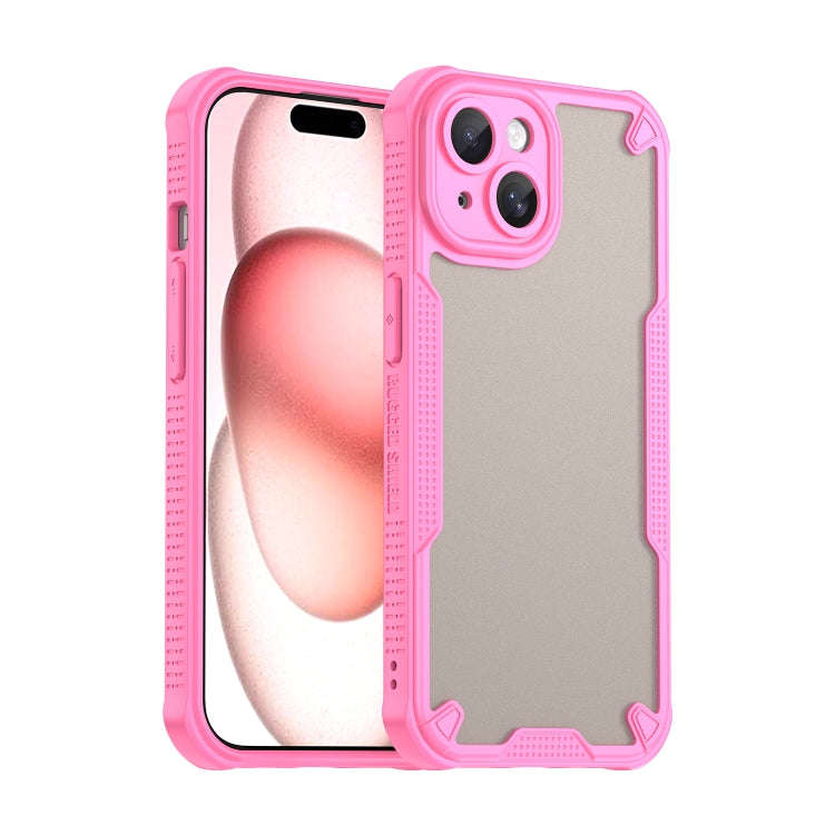 Armor Glaze PC Hybrid TPU Phone Case, For iPhone 16 Plus, For iPhone 16, For iPhone 15 Pro Max, F...