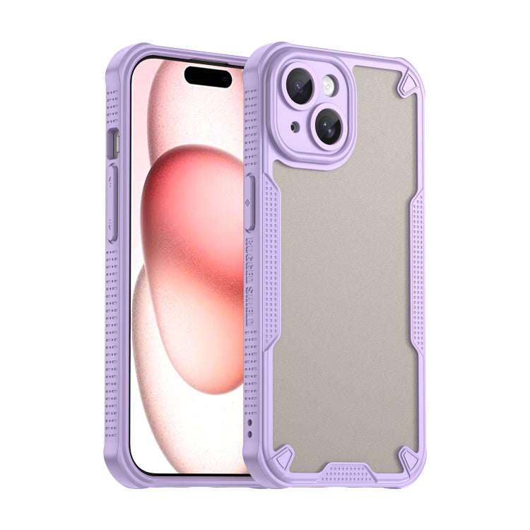Armor Glaze PC Hybrid TPU Phone Case, For iPhone 16 Plus, For iPhone 16, For iPhone 15 Pro Max, F...