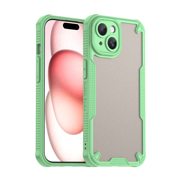 Armor Glaze PC Hybrid TPU Phone Case, For iPhone 16 Plus, For iPhone 16, For iPhone 15 Pro Max, F...