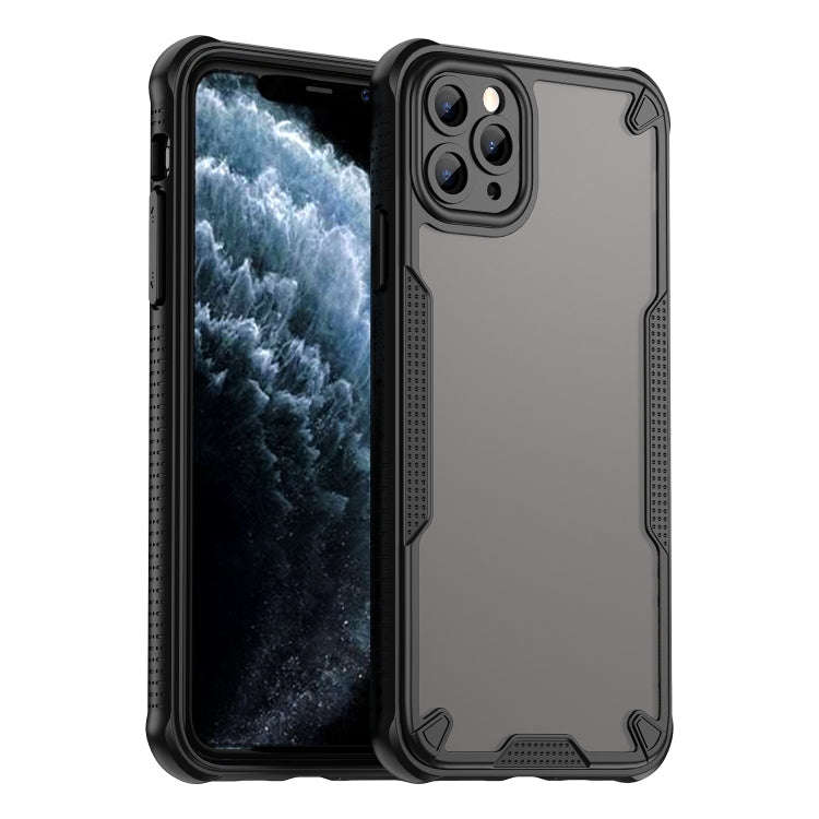 Armor Glaze PC Hybrid TPU Phone Case, For iPhone SE 2020, For iPhone 11 Pro Max, For iPhone 11, F...