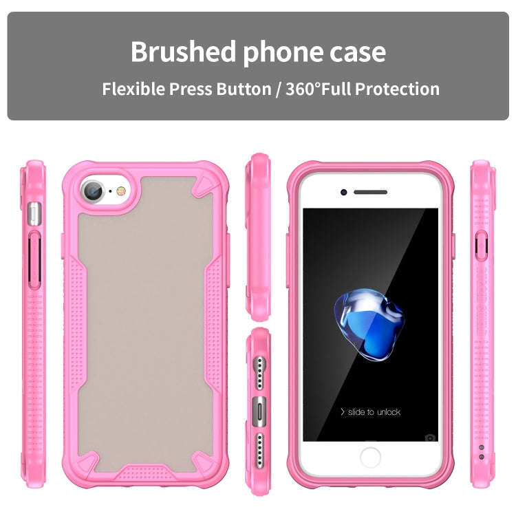 Armor Glaze PC Hybrid TPU Phone Case, For iPhone SE 2020, For iPhone 11 Pro Max, For iPhone 11, F...