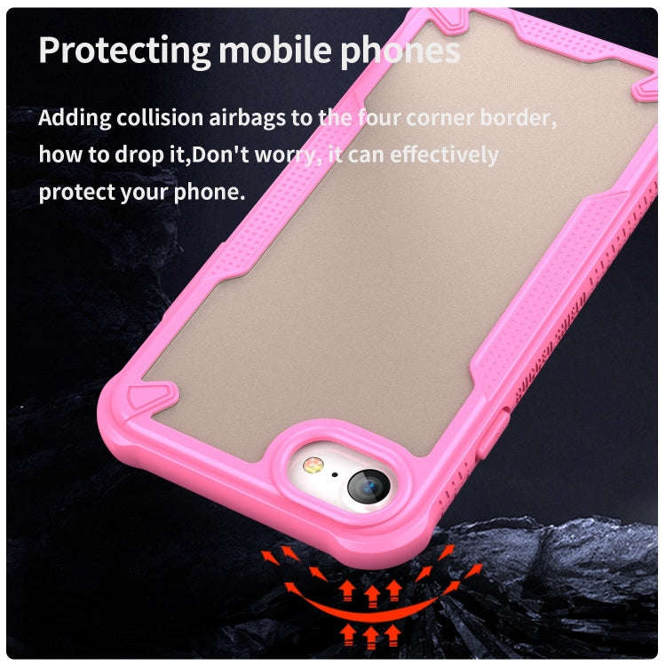 Armor Glaze PC Hybrid TPU Phone Case, For iPhone SE 2020, For iPhone 11 Pro Max, For iPhone 11, F...