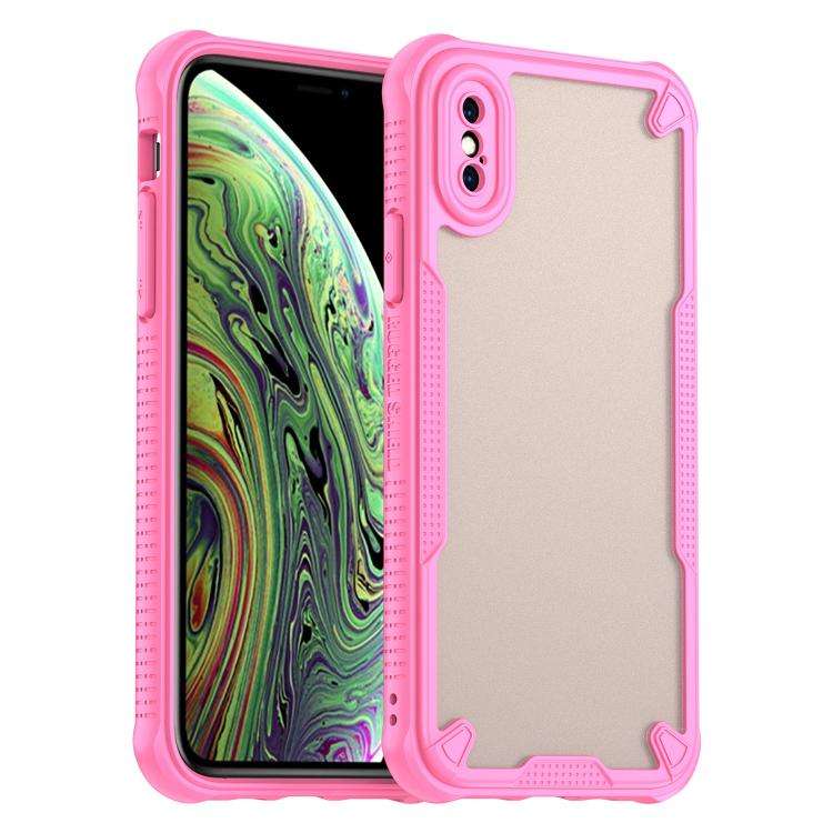 Armor Glaze PC Hybrid TPU Phone Case, For iPhone SE 2020, For iPhone 11 Pro Max, For iPhone 11, F...