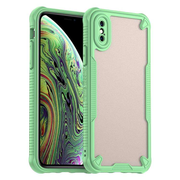 Armor Glaze PC Hybrid TPU Phone Case, For iPhone SE 2020, For iPhone 11 Pro Max, For iPhone 11, F...