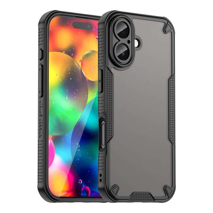 Armor Glaze PC Hybrid TPU Phone Case, For iPhone 18 Pro, For iPhone 18 Pro Max, For iPhone 17e / ...