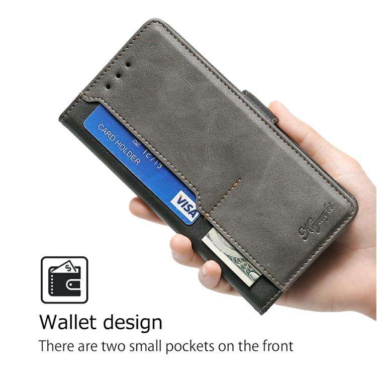 Contrast Color Side Buckle Leather Phone Case, For iPhone 18 Pro / 17 Pro, For iPhone 18 Pro Max ...