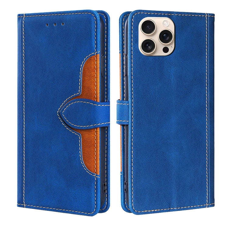 Skin Feel Magnetic Buckle Leather Phone Case, For iPhone 18 Pro / 17 Pro, For iPhone 18 Pro Max /...