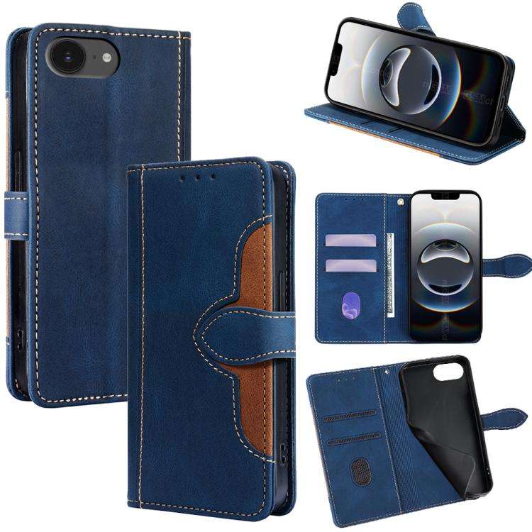 Skin Feel Magnetic Buckle Leather Phone Case, For iPhone 18 Pro / 17 Pro, For iPhone 18 Pro Max /...