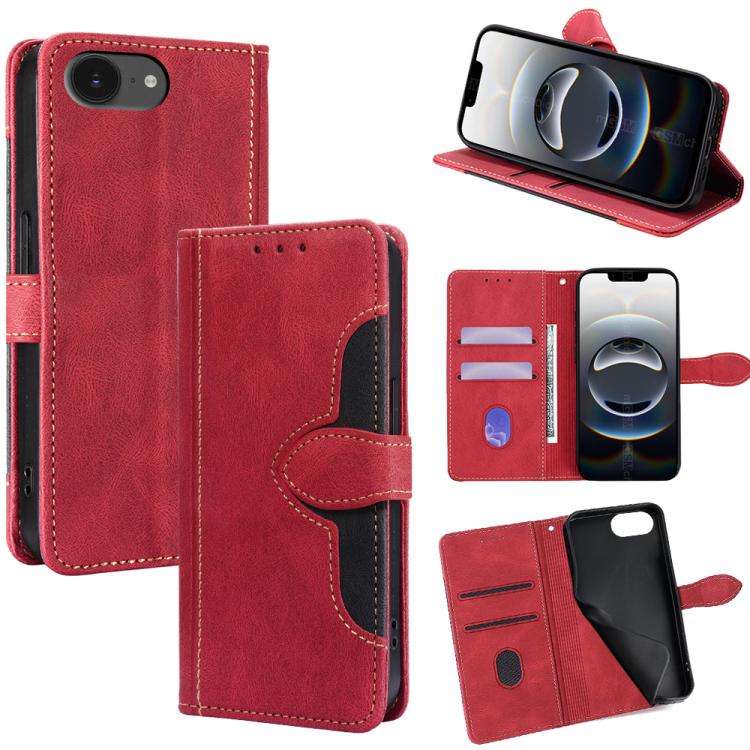 Skin Feel Magnetic Buckle Leather Phone Case, For iPhone 18 Pro / 17 Pro, For iPhone 18 Pro Max /...