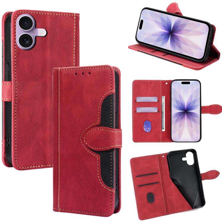 Skin Feel Magnetic Buckle Leather Phone Case, For iPhone 18 Pro / 17 Pro, For iPhone 18 Pro Max /...