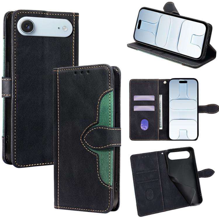 Skin Feel Magnetic Buckle Leather Phone Case, For iPhone 18 Pro / 17 Pro, For iPhone 18 Pro Max /...