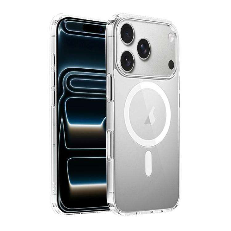 Camera Control AI Button Full Coverage MagSafe Magnetic Clear Phone Case, For iPhone 17 Pro Max, ...