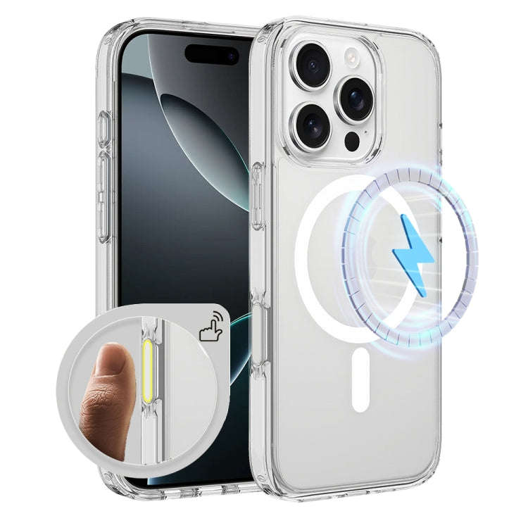 Camera Control Button Integrated MagSafe Clear Phone Case, For iPhone 18, For iPhone 18 Pro, For ...