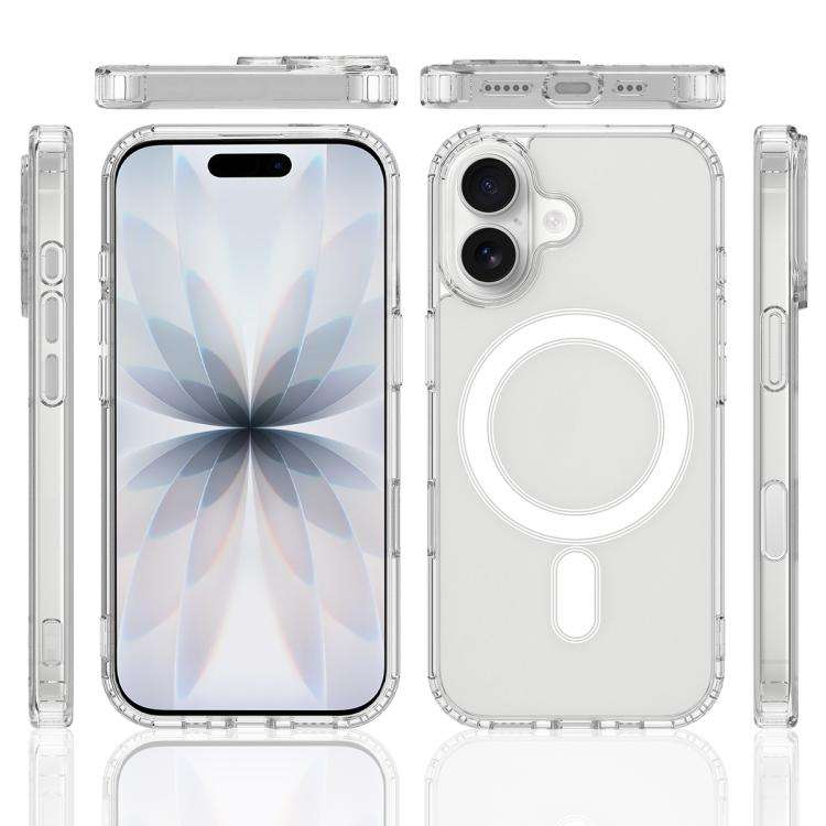Camera Control Button Integrated MagSafe Clear Phone Case, For iPhone 18, For iPhone 18 Pro, For ...