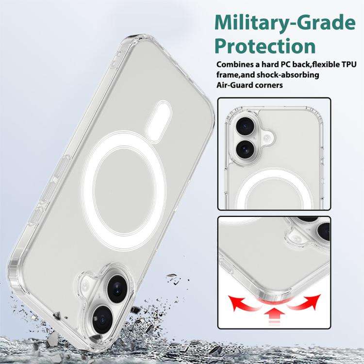 Camera Control Button Integrated MagSafe Clear Phone Case, For iPhone 18, For iPhone 18 Pro, For ...