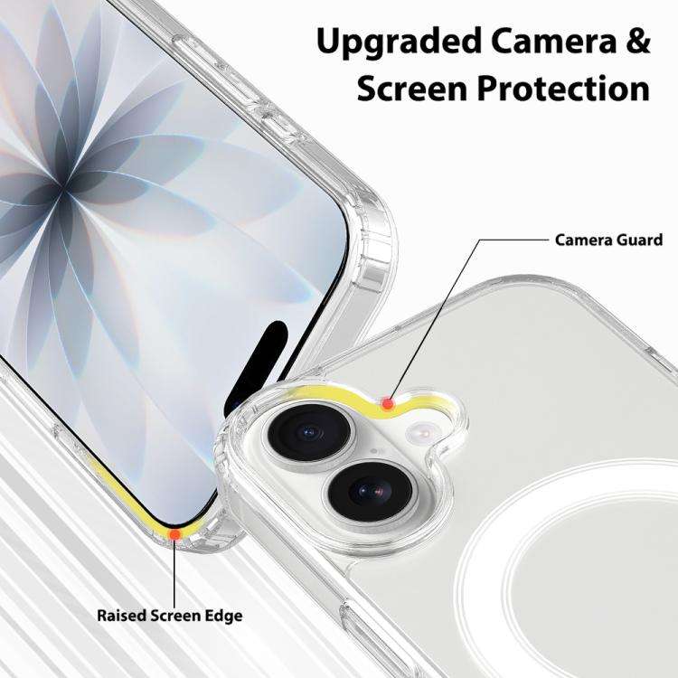 Camera Control Button Integrated MagSafe Clear Phone Case, For iPhone 18, For iPhone 18 Pro, For ...