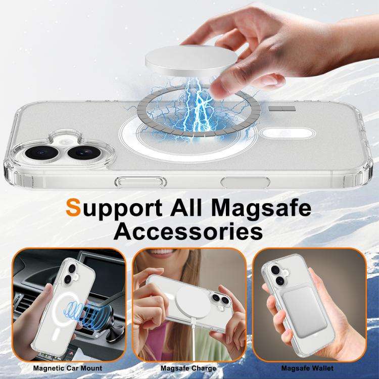 Camera Control Button Integrated MagSafe Clear Phone Case, For iPhone 18, For iPhone 18 Pro, For ...