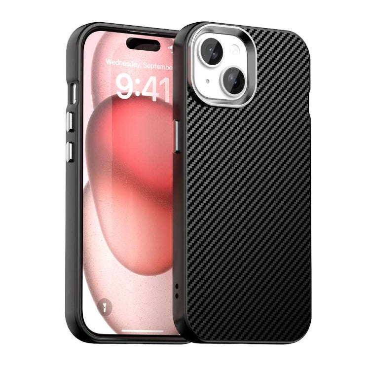 Carbon Fiber Series IMD Phone Case, For iPhone 16 Pro Max, For iPhone 16 Pro, For iPhone 16 Plus,...