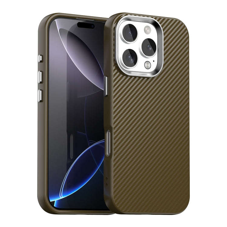 Carbon Fiber Series IMD Phone Case, For iPhone 16 Pro Max, For iPhone 16 Pro, For iPhone 16 Plus,...