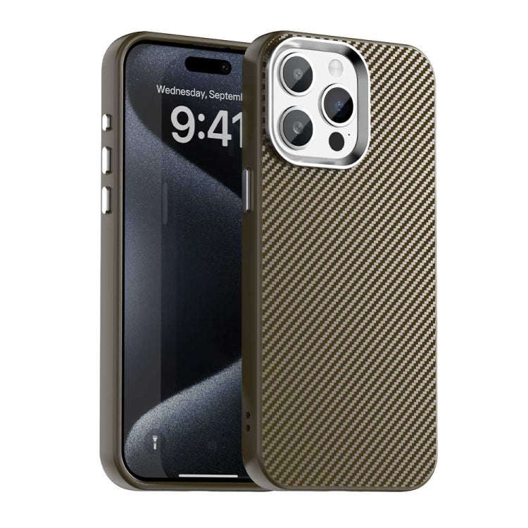 Carbon Fiber Series IMD Phone Case, For iPhone 16 Pro Max, For iPhone 16 Pro, For iPhone 16 Plus,...
