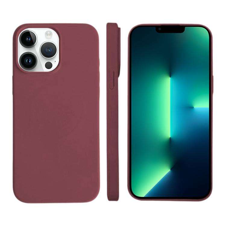 Liquid Silicone Phone MagSafe Case, For iPhone 14 Pro, For iPhone 14 Pro Max, For iPhone 13 Pro M...