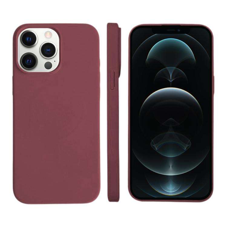 Liquid Silicone Phone MagSafe Case, For iPhone 13, For iPhone 12, For iPhone 12 Pro Max, For iPho...