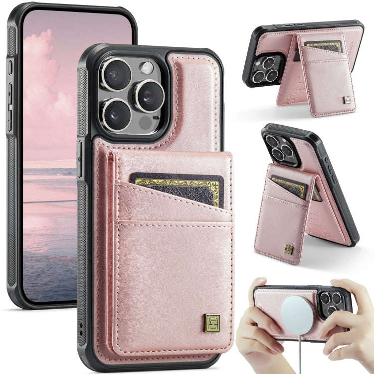 AutSpace A12 MagSafe Magnetic RFID Card Bag Phone Case, For iPhone 17 Pro Max, For iPhone 17 Pro,...