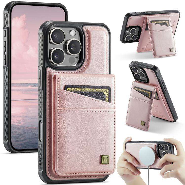 AutSpace A12 MagSafe Magnetic RFID Card Bag Phone Case, For iPhone 17 Pro Max, For iPhone 17 Pro,...