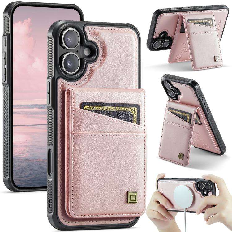 AutSpace A12 MagSafe Magnetic RFID Card Bag Phone Case, For iPhone 17 Pro Max, For iPhone 17 Pro,...