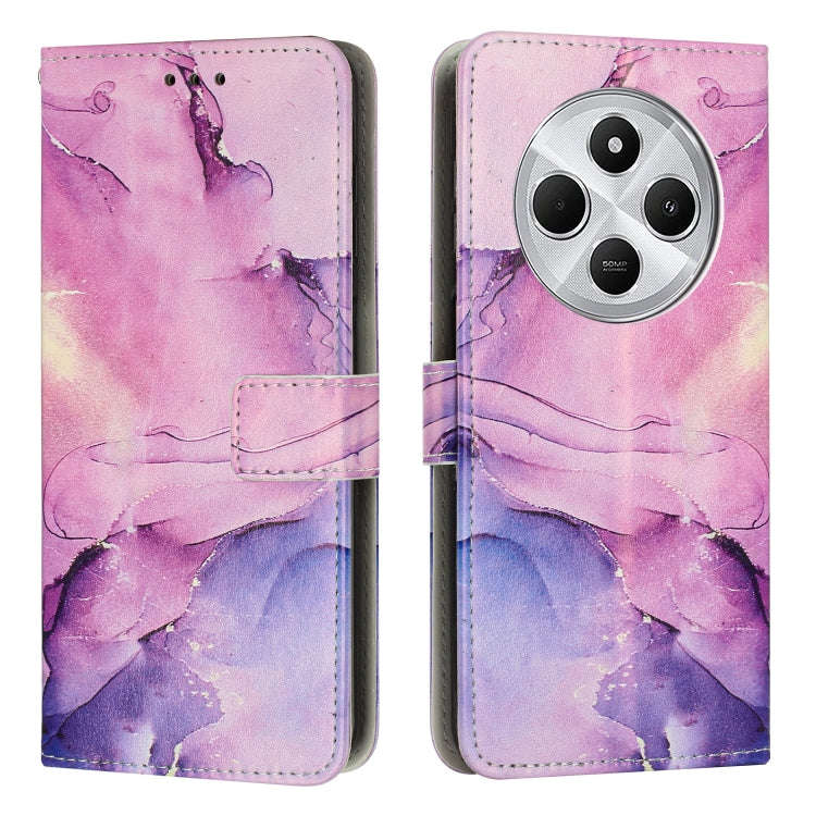 Painted Marble Pattern Leather Phone Case, For Xiaomi Poco F7 Pro / Poco F7 Ultra, For Xiaomi 15 ...