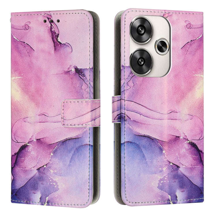 Painted Marble Pattern Leather Phone Case, For Xiaomi Poco F7 Pro / Poco F7 Ultra, For Xiaomi 15 ...