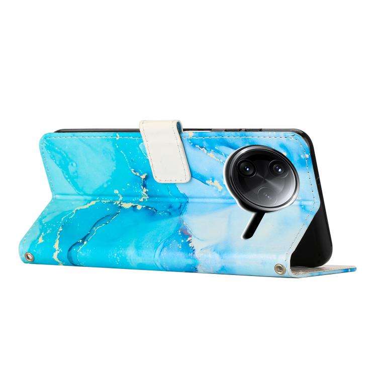 Painted Marble Pattern Leather Phone Case, For Xiaomi Poco F7 Pro / Poco F7 Ultra, For Xiaomi 15 ...