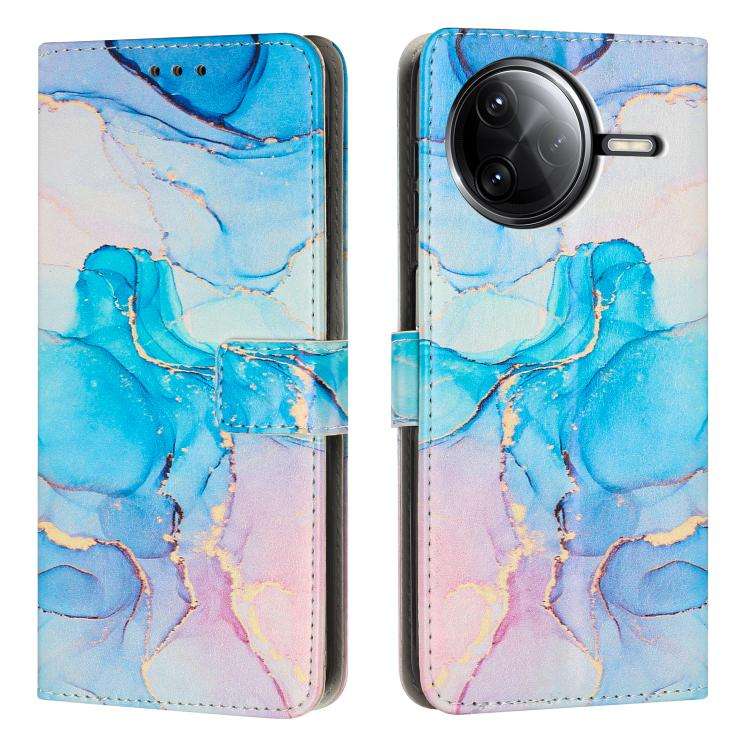 Painted Marble Pattern Leather Phone Case, For Xiaomi Poco F7 Pro / Poco F7 Ultra, For Xiaomi 15 ...