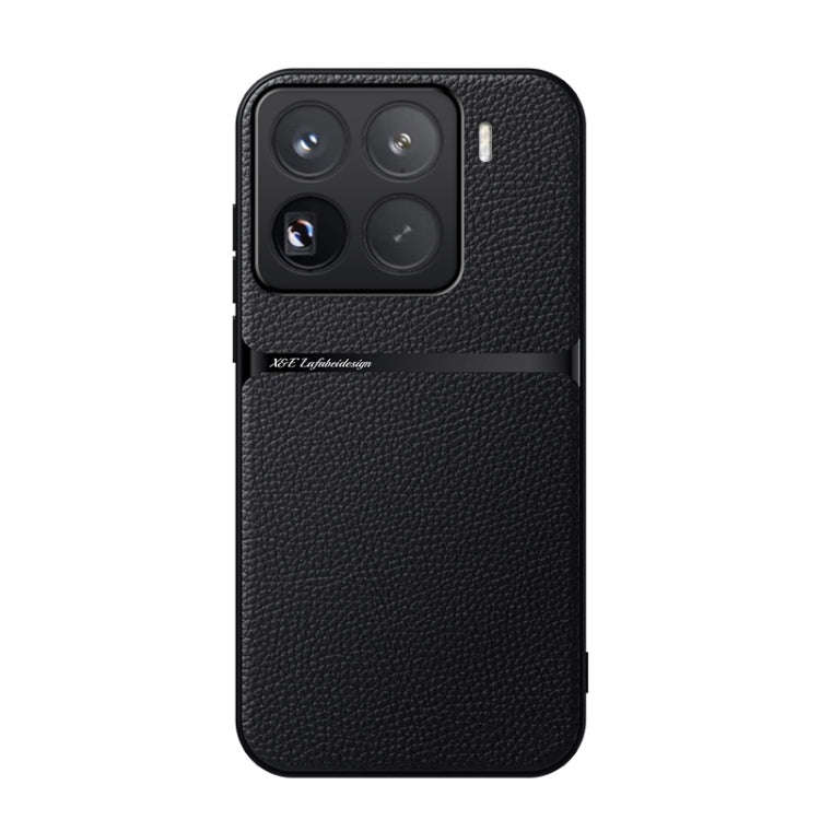 Litchi Leather Magnetic Full Coverage Shockproof Phone Case, For Xiaomi 17 Pro Max, For Xiaomi 17...