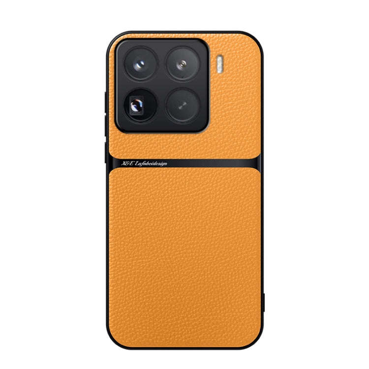 Litchi Leather Magnetic Full Coverage Shockproof Phone Case, For Xiaomi 17 Pro Max, For Xiaomi 17...