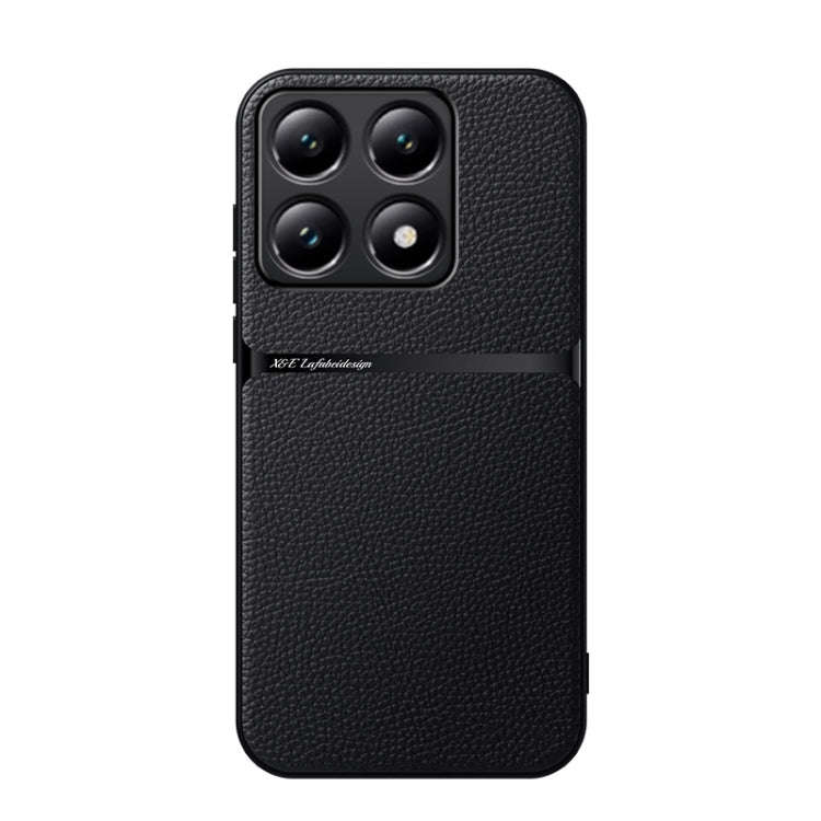 Litchi Leather Magnetic Full Coverage Shockproof Phone Case, For Xiaomi 15, For Xiaomi 14T Pro, F...