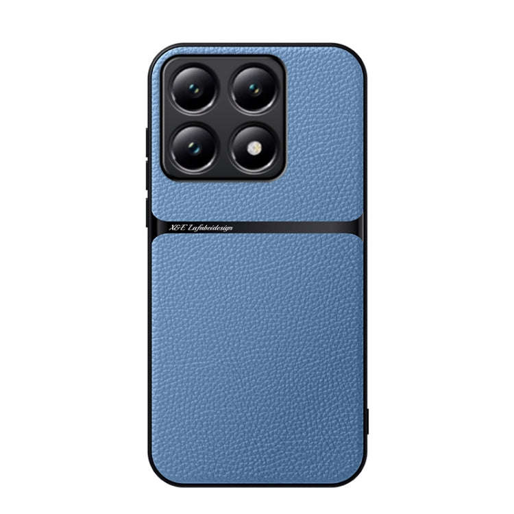 Litchi Leather Magnetic Full Coverage Shockproof Phone Case, For Xiaomi 15, For Xiaomi 14T Pro, F...